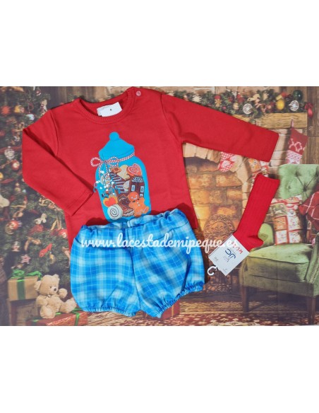 Conjunto Pololo Tarro Galletas Navidad