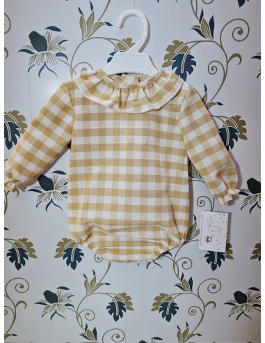 Pelele Vichy Beige