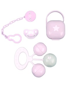 Juego Recién Nacido Rosa 2