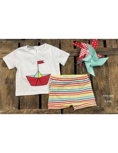 Conjunto Bermuda Barquito Alma
