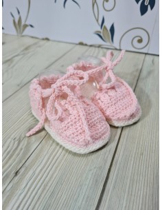 Sandalia de Hilo Artesanales Rosa 2