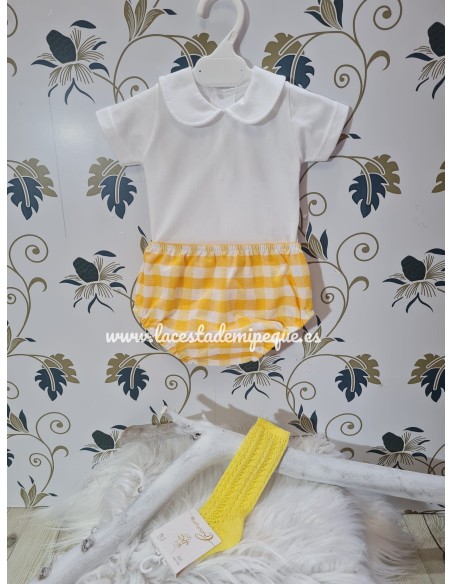 Braguita Cubrepañal Unisex Vichy Colores