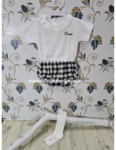 Braguita Cubrepañal Unisex Vichy Colores