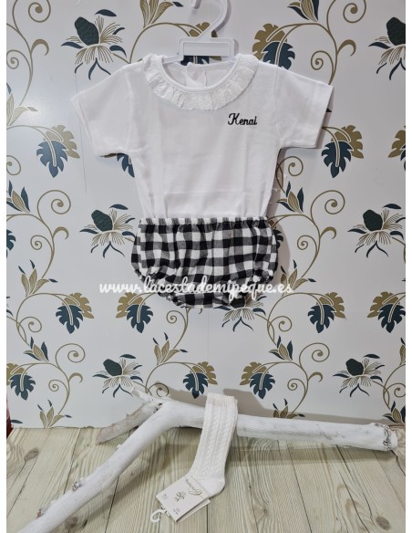 Braguita Cubrepañal Unisex Vichy Colores
