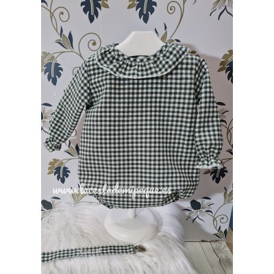Pelele Vichy Verde Cuadros-P M/L