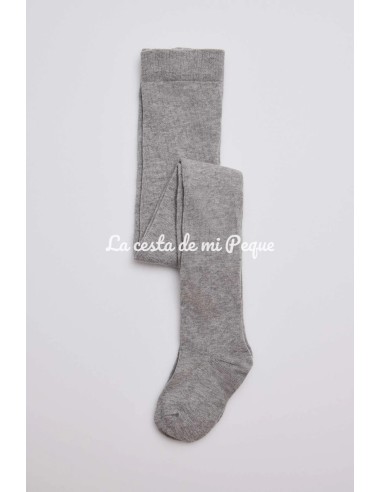 Leotardo clasico liso Gris Jaspeado Infantil