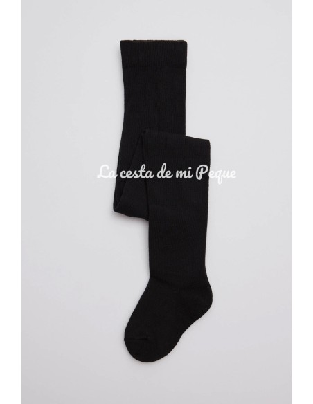 Leotardo clasico liso negro Bebé