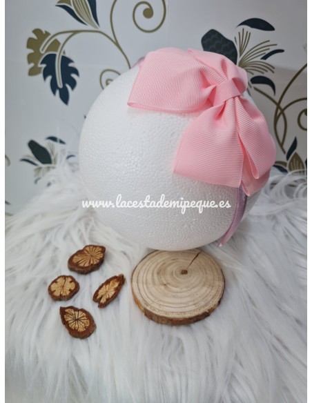 Diadema Lazo Rosa