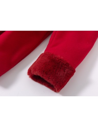 Abrigo Paño Rojo Newness