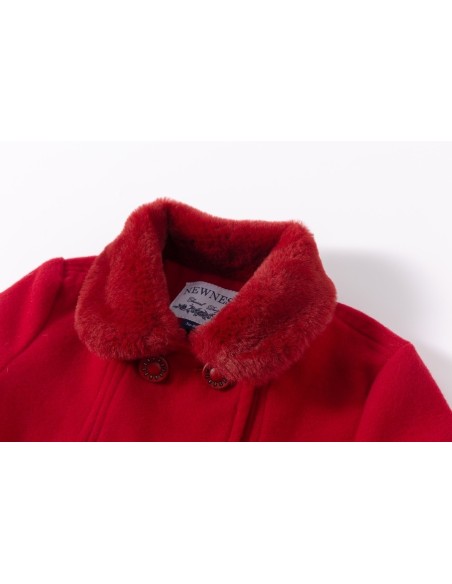 Abrigo Paño Rojo Newness