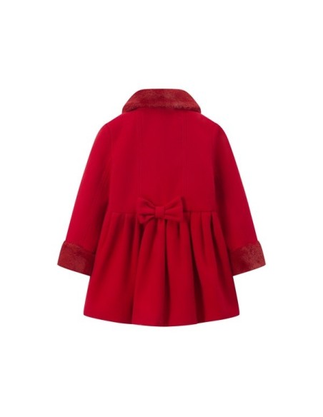 Abrigo Paño Rojo Newness