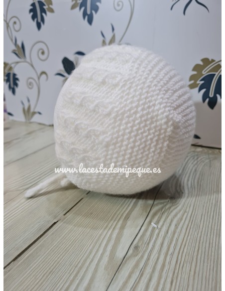 Capota Artesanal Punto Blanco
