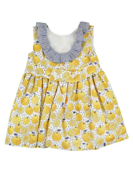 Vestido Limones Lazos Vichy