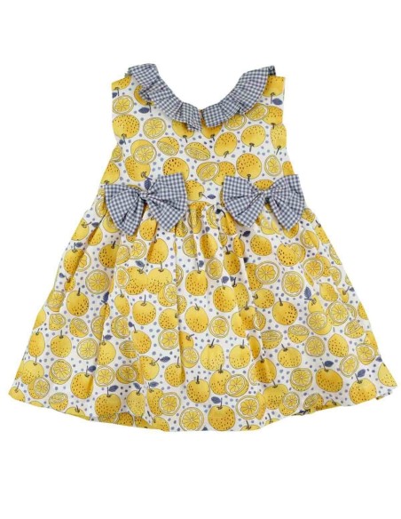 Vestido Limones Lazos Vichy