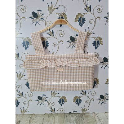 Bolso Minibag Vichy Beige Cuadros-P Volante