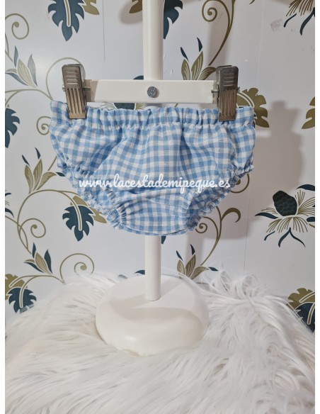 Braguita Cubrepañal Unisex Vichy Colores