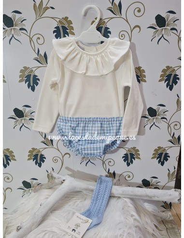 Braguita Cubrepañal Unisex Vichy Colores