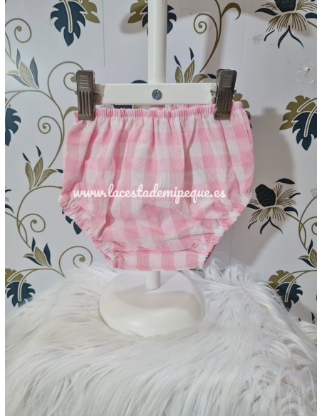 Braguita Cubrepañal Unisex Vichy Colores