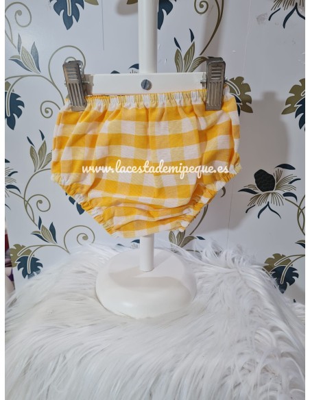 Braguita Cubrepañal Unisex Vichy Colores