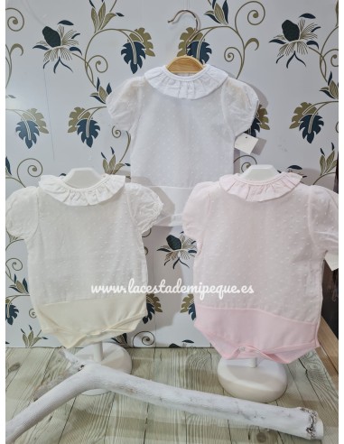 Body Plumeti Manga Corta Rosa