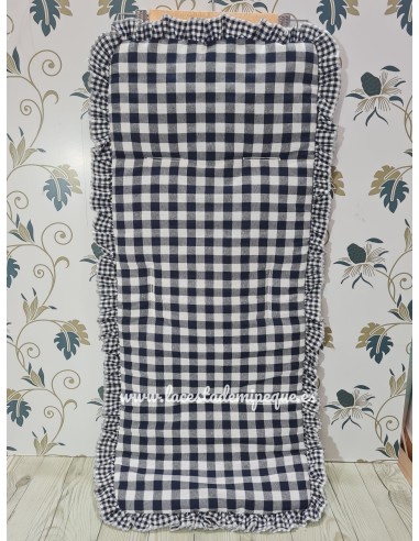 Funda Universal Vichy Marino Cuadros-M Combi Volante