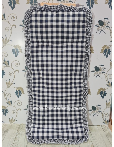 Funda Universal Vichy Marino Cuadros-M Combi Volante