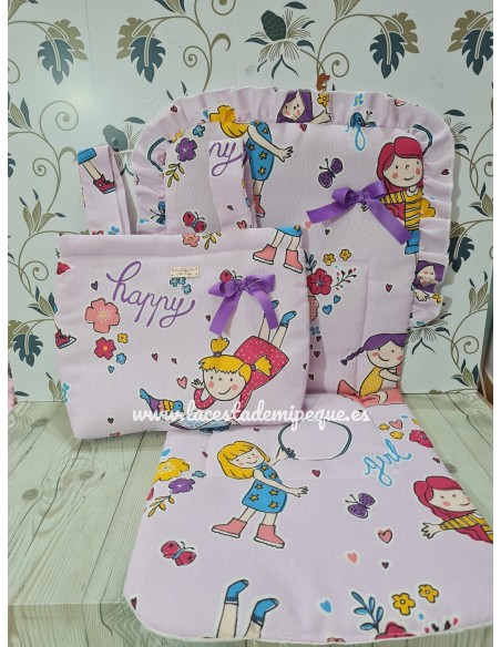 Bolso y Funda Muñecas Lovely