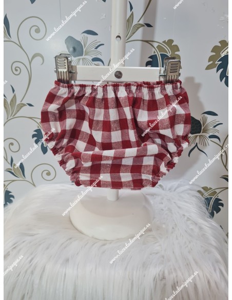 Braguita Cubrepañal Unisex Vichy Colores