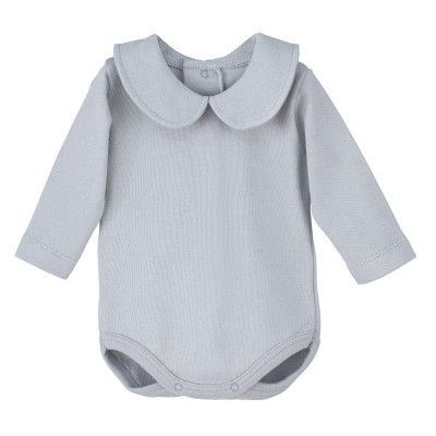 Body Lugo Cuello Bebe Gris M/L