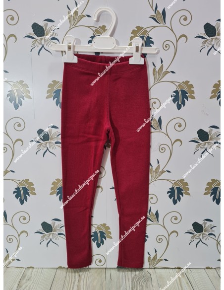 Leggings Polar Térmico Burdeos