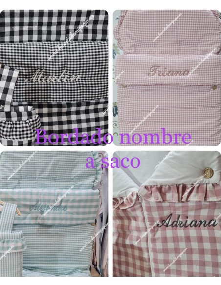 Bordado Nombre A Saco