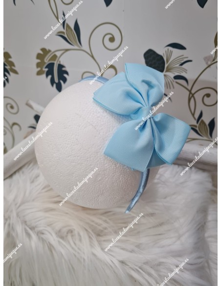 Diadema Lazo celeste