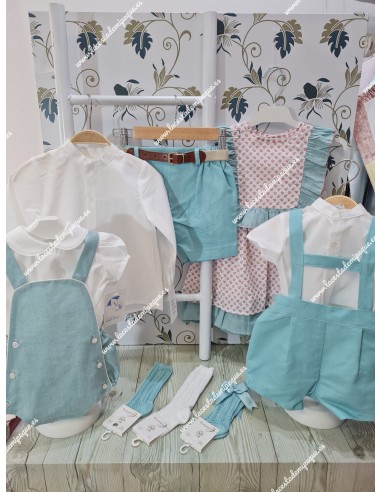 Conjunto Camisa y Bermuda Verde
