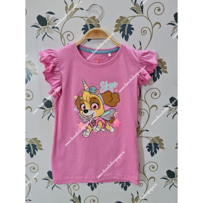 Camiseta Skye Patrulla Canina Rosa