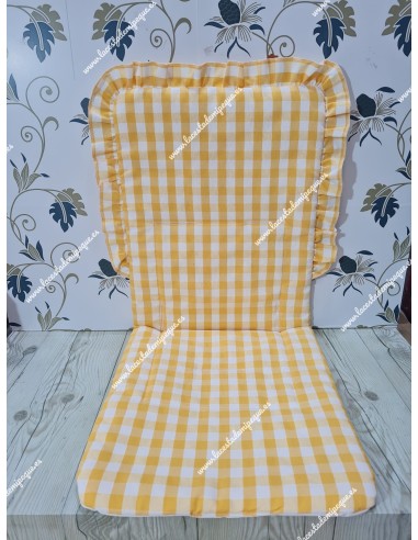 Funda Universal Vichy Amarillo