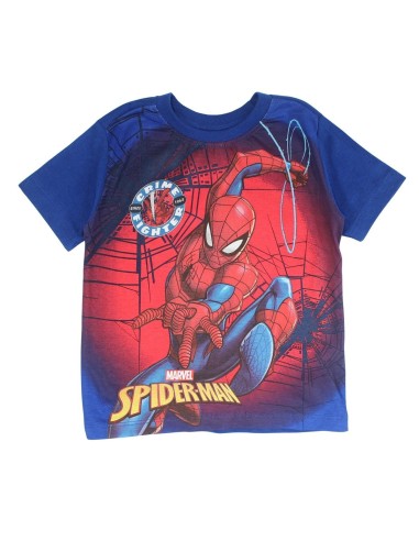 Conjunto Bermuda Spiderman Azul Oscuro