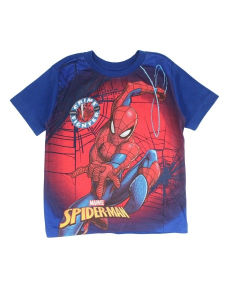 Conjunto Bermuda Spiderman Azul Oscuro