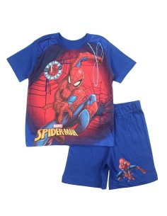 Conjunto Bermuda Spiderman Azul Oscuro