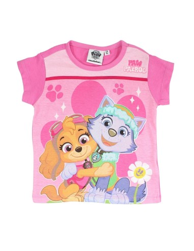 Conjunto Short Patrulla Canina Rosa