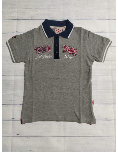 Conjunto Polo Lee Cooper Gris y Bermuda Marino