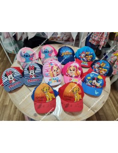 Gorra Minnie Mouse Rayas Rojo 2