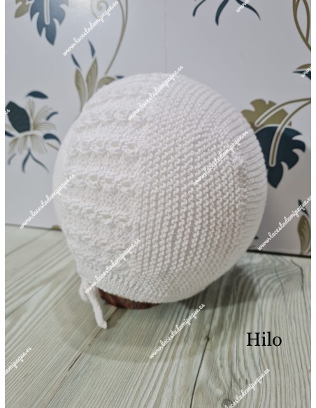 Capota Artesanal Punto Blanco