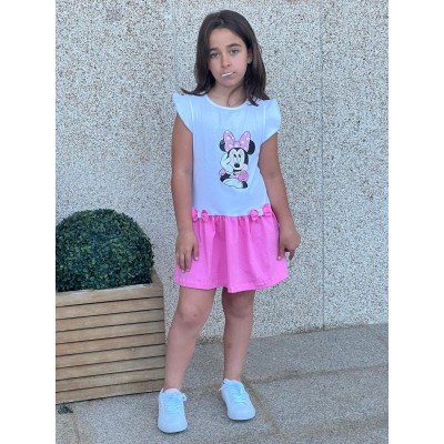 Vestido Minnie Rosa