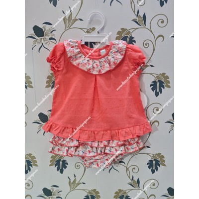 Conjunto Faldita Coral Mariela