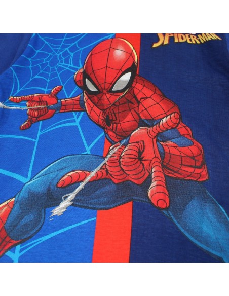 Conjunto Bermuda Spiderman Azul