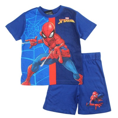 Conjunto Bermuda Spiderman Azul Oscuro