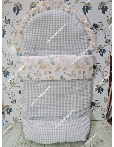 Saco Universal Vichy Gris Cuadros-P Combi