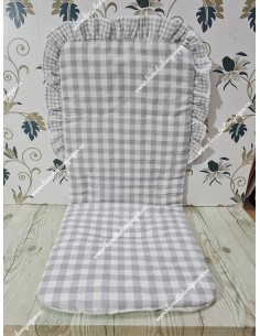 Funda Universal Vichy Gris