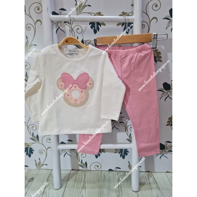 Conjunto Leggings Minnie Rosquilla