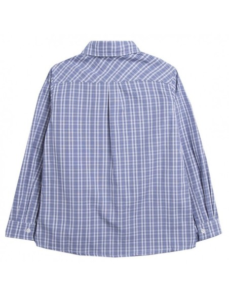 Conjunto Pantalón Chino Azul y Camisa Azul Cuadros